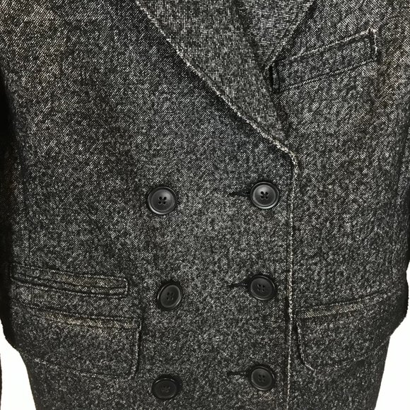 Womens Size 0 J. Crew Wool Blend Marled Thandie Blazer Jacket - Picture 4 of 5